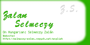 zalan selmeczy business card